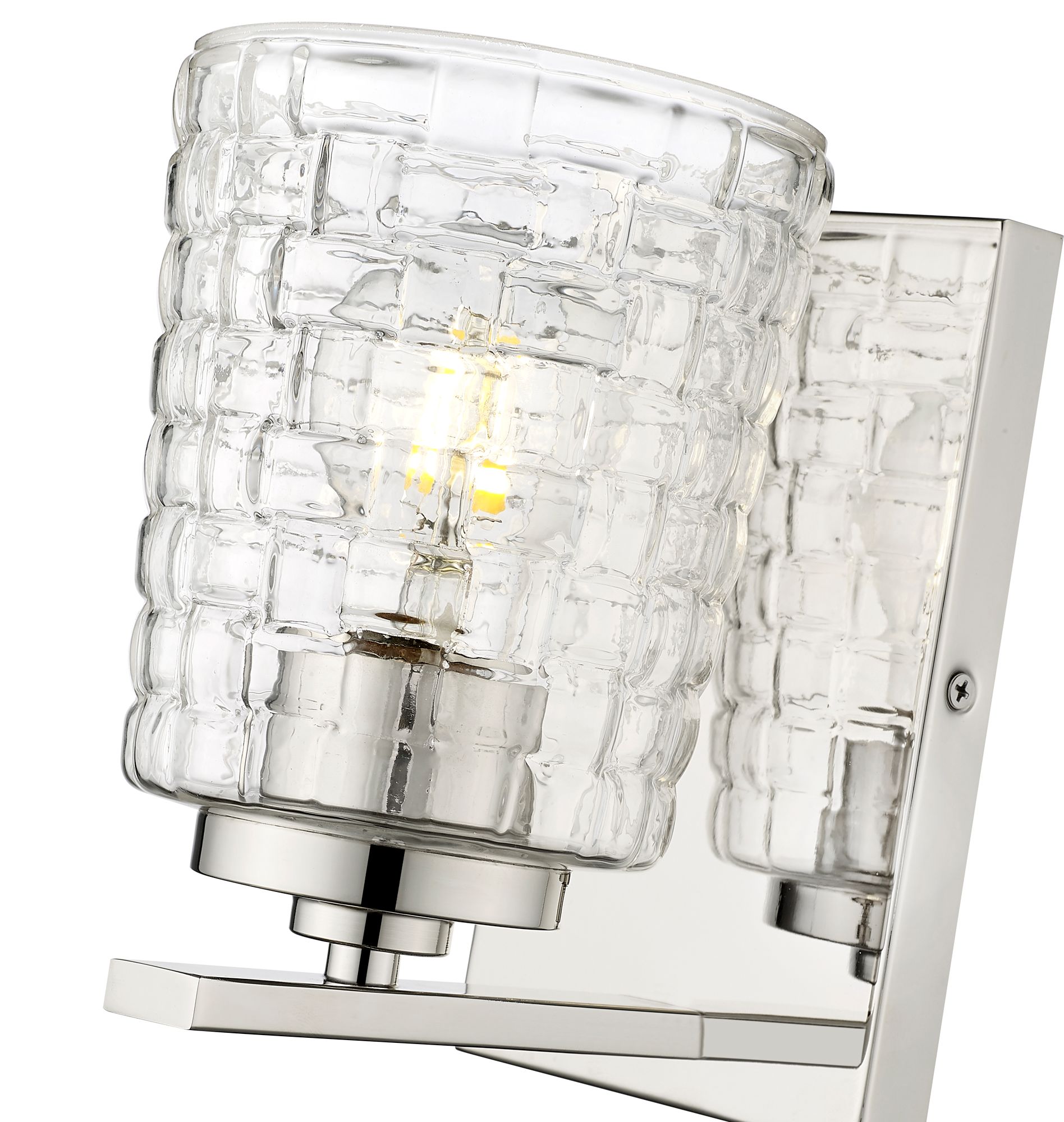 Image 6 Millennium Saben 4.75" Polished Nickel Wall Sconce more views