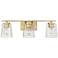 Millennium Saben Vanity Vintage Brass