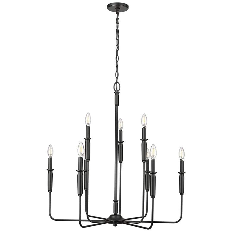 Image 1 Millennium Savanne Chandelier Ceiling Light Matte Black
