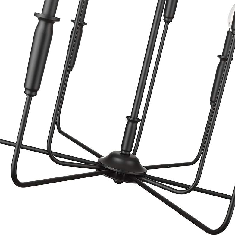 Image 6 Millennium Savanne Chandelier Ceiling Light Matte Black more views