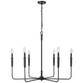 Image1 of Millennium Savanne Chandelier Ceiling Light Matte Black