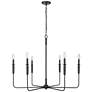 Millennium Savanne Chandelier Ceiling Light Matte Black