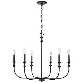 Image1 of Millennium Savanne Chandelier Ceiling Light Matte Black