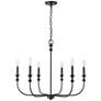 1_Millennium Savanne Chandelier Ceiling Light Matte Black