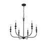 3_Millennium Savanne Chandelier Ceiling Light Matte Black more views