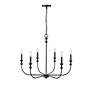 4_Millennium Savanne Chandelier Ceiling Light Matte Black more views