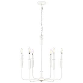 Image1 of Millennium Savanne Chandelier Ceiling Light Textured White