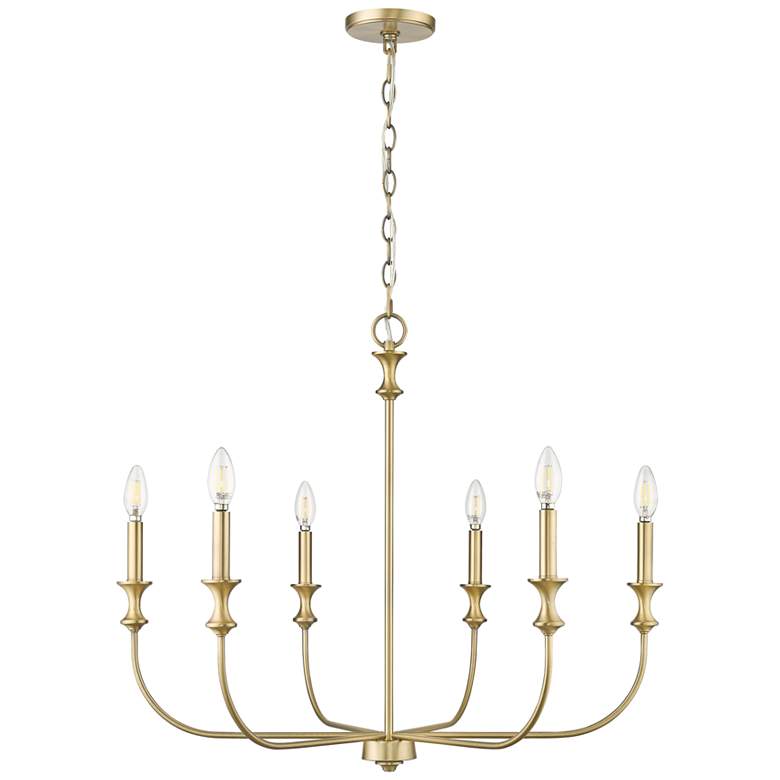 Image 1 Millennium Savanne Chandelier Ceiling Light Vintage Brass