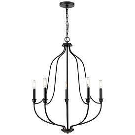 Image1 of Millennium Senoia Chandelier Ceiling Light Matte Black