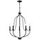 Millennium Senoia Chandelier Ceiling Light Matte Black