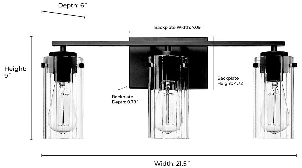 Millennium Serena Vanity Brushed Nickel