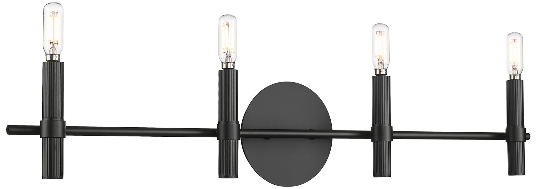 Millennium Skyva 4-Light 31.5" Matte Black Vanity Light