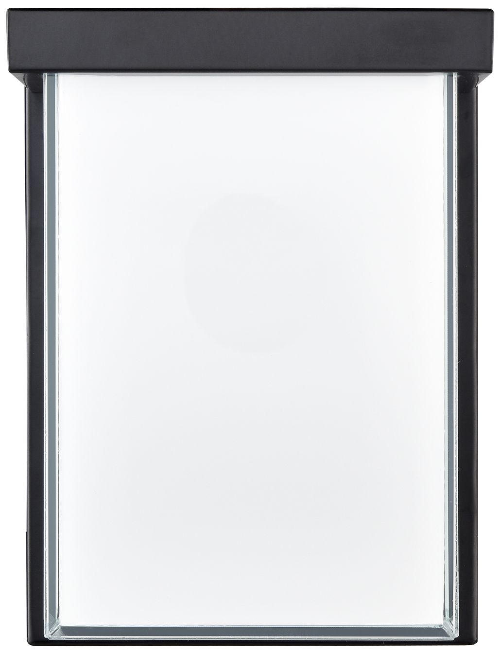 Millennium Sommar LED 8" Powder Coated Black Outdoor Wall Sconce with Shade