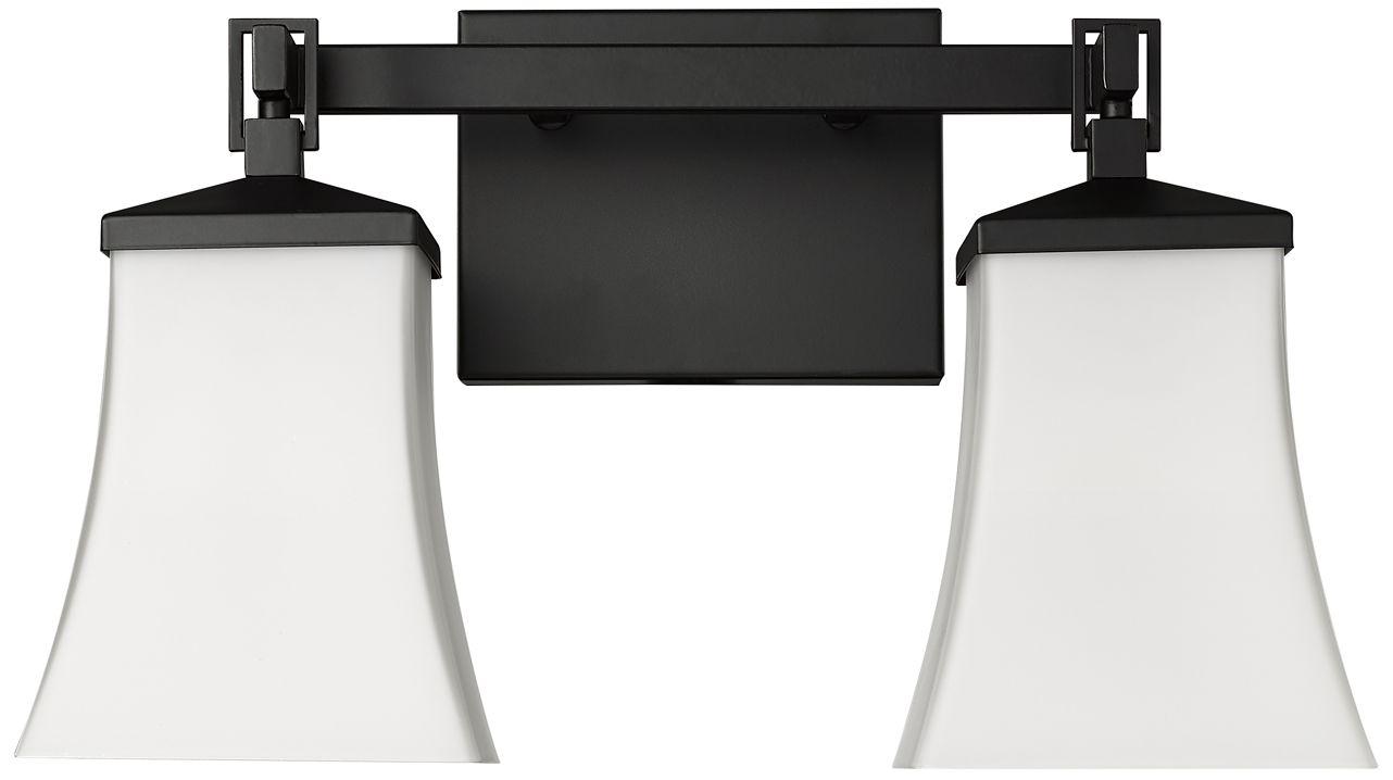 Millennium Sonorra 2-Light 15" Matte Black Vanity Light