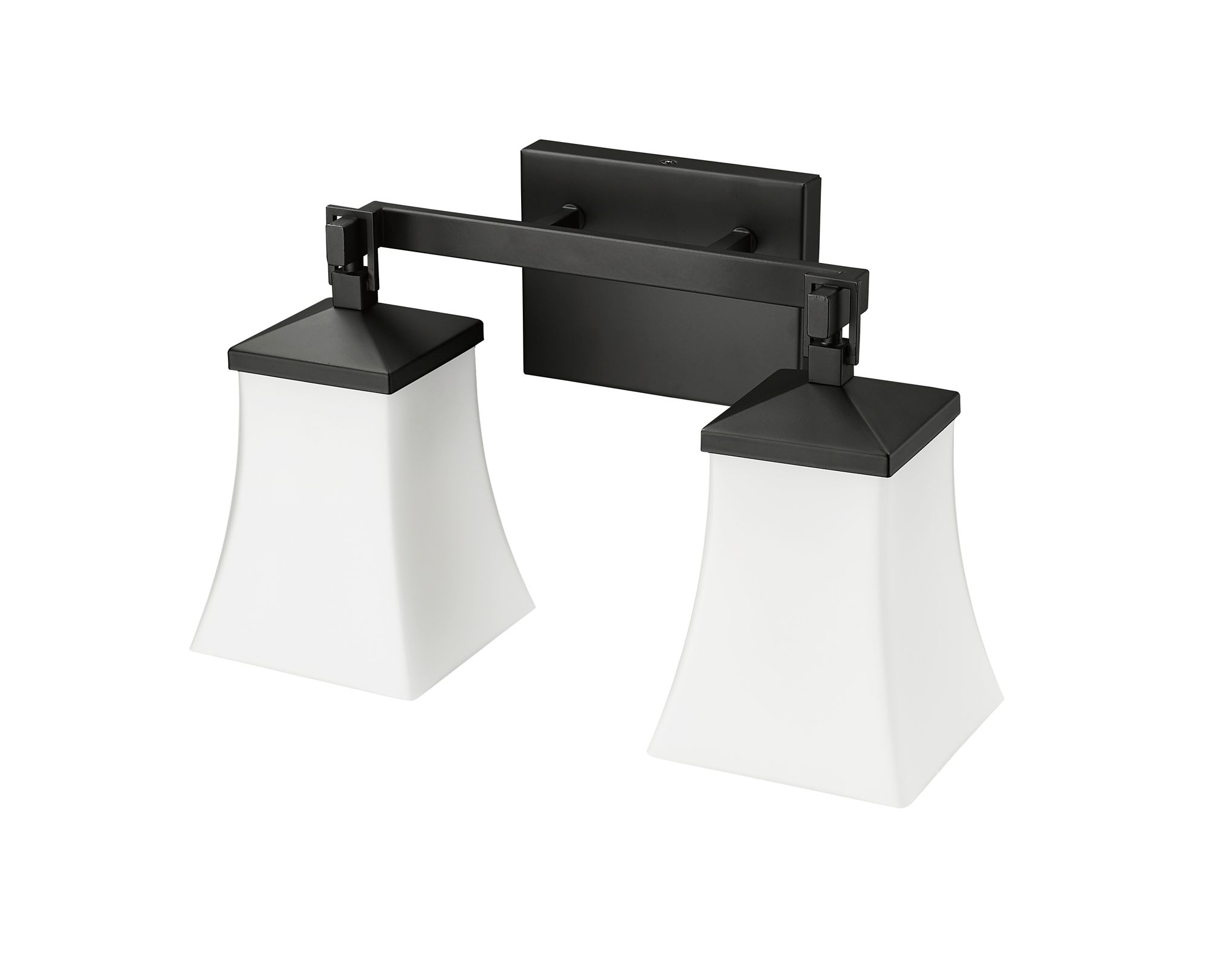 Image 6 Millennium Sonorra 2-Light 15" Matte Black Vanity Light more views