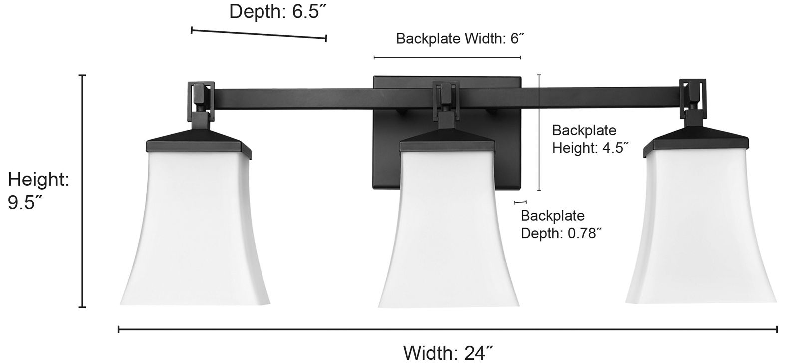 Millennium Sonorra Vanity Black