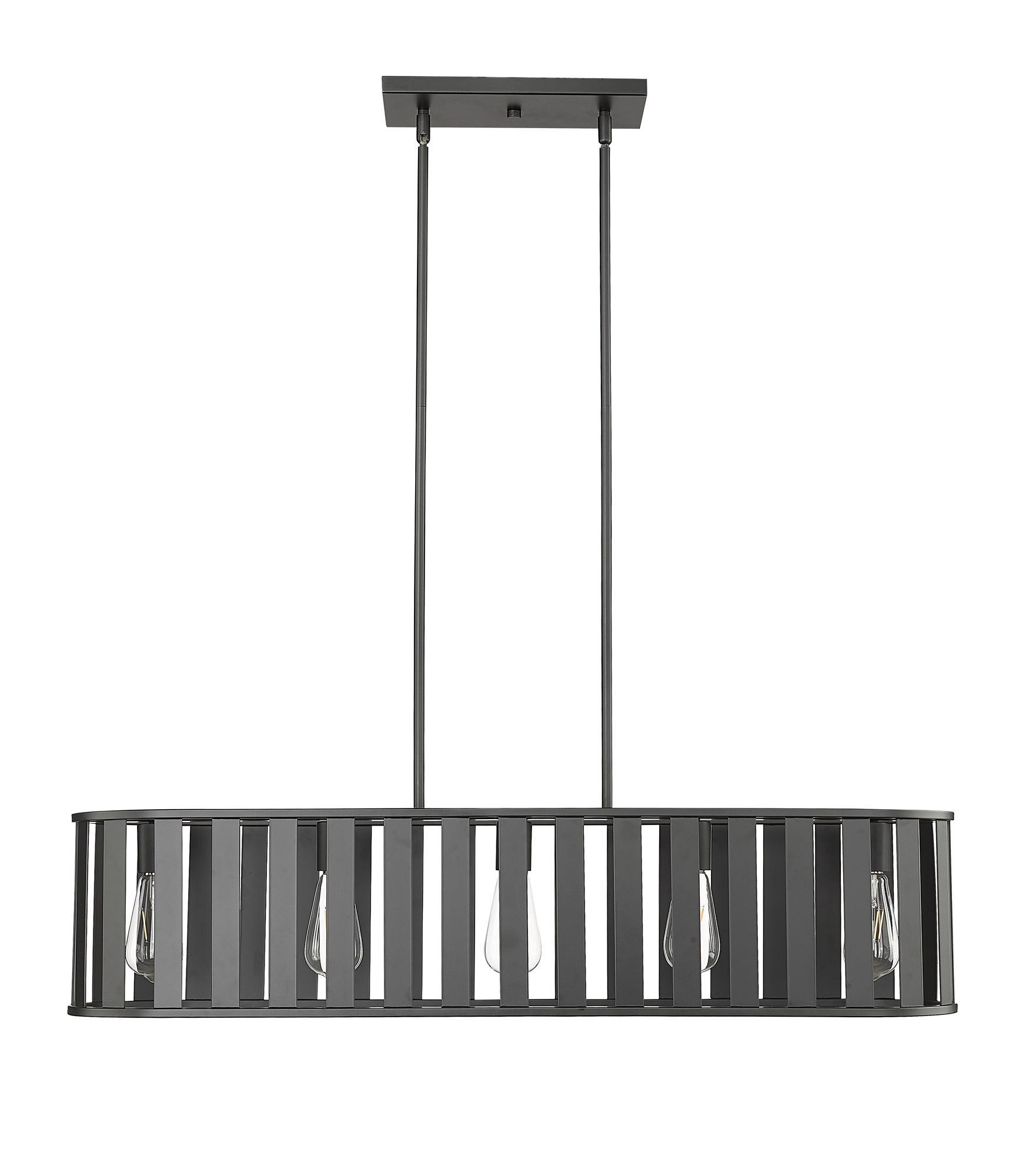 Image 2 Millennium Stella 38.75" Matte Black Chandelier more views