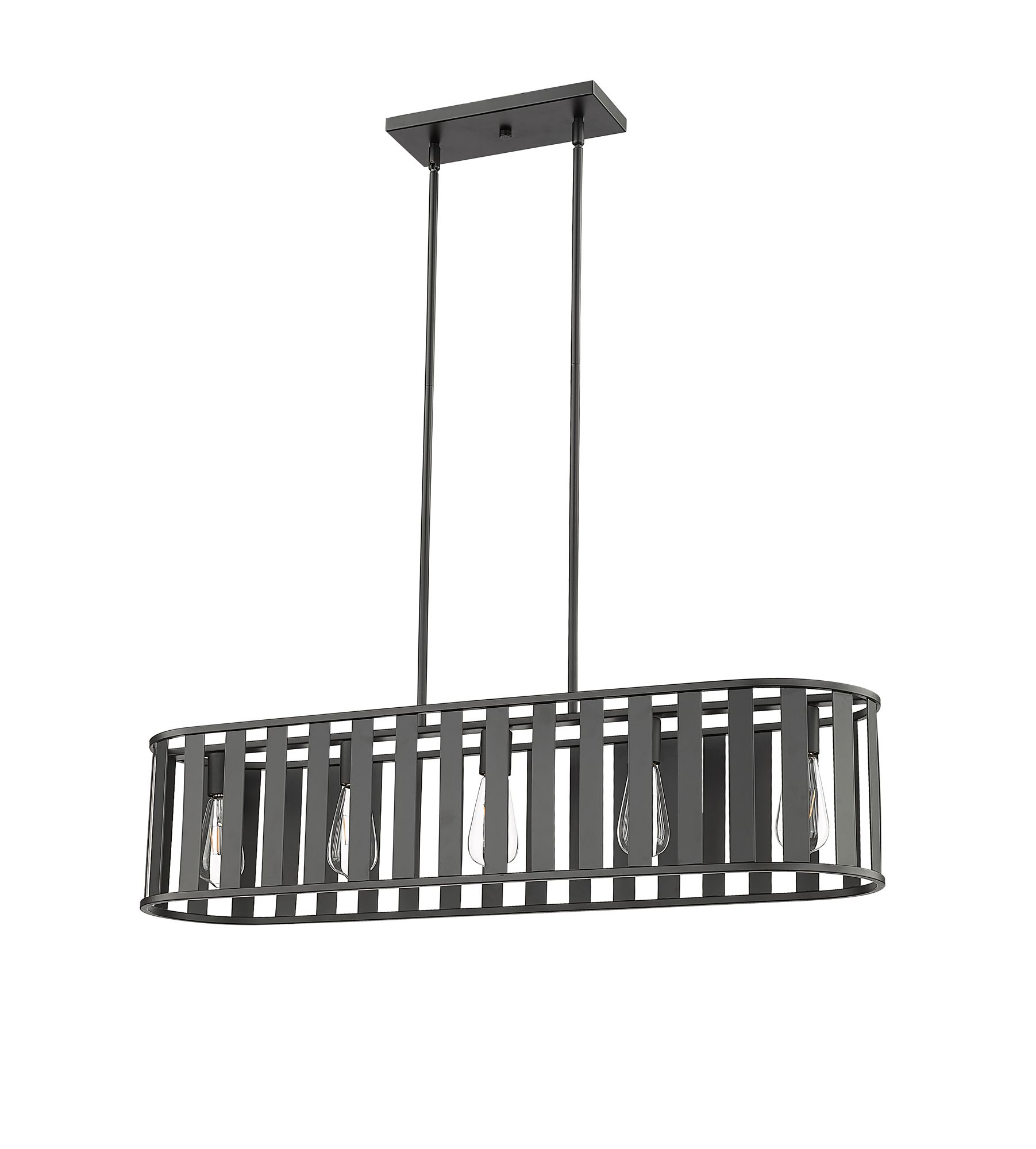 Image 4 Millennium Stella 38.75" Matte Black Chandelier more views