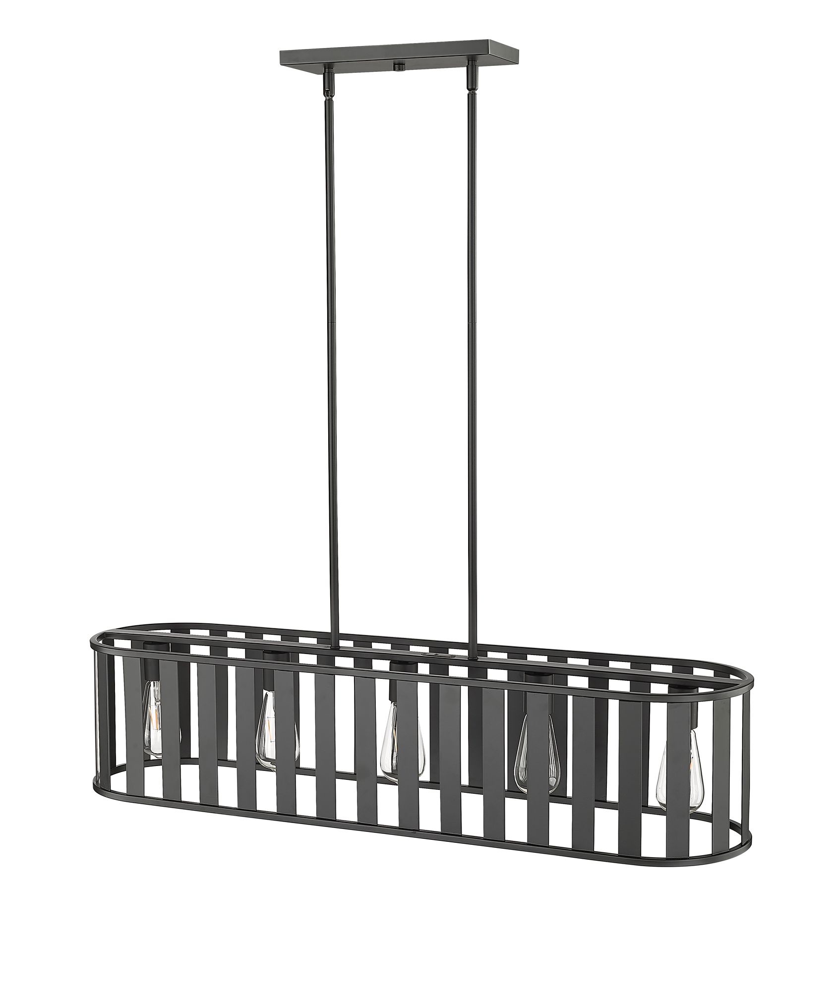 Image 5 Millennium Stella 38.75" Matte Black Chandelier more views