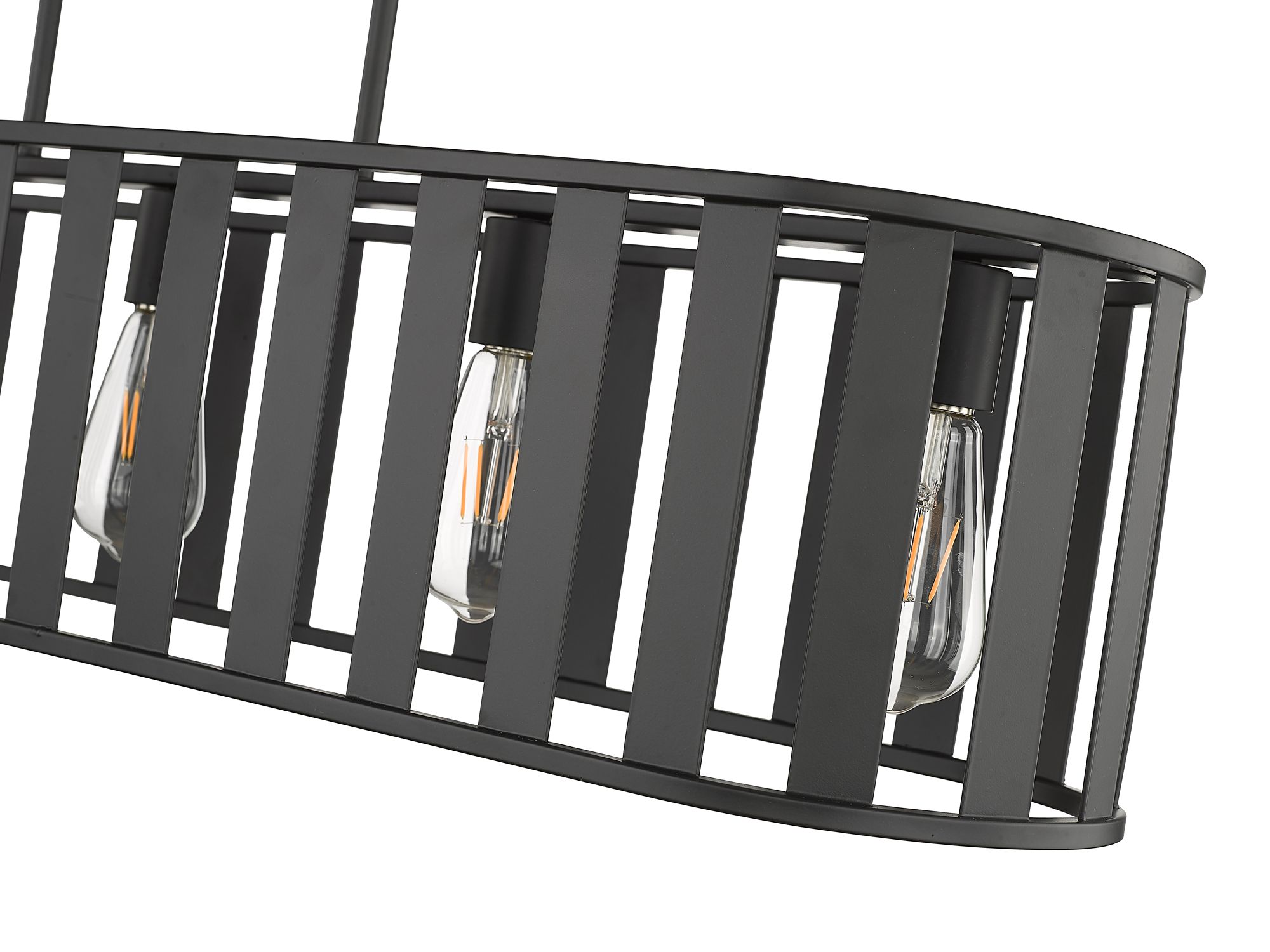 Image 6 Millennium Stella 38.75" Matte Black Chandelier more views