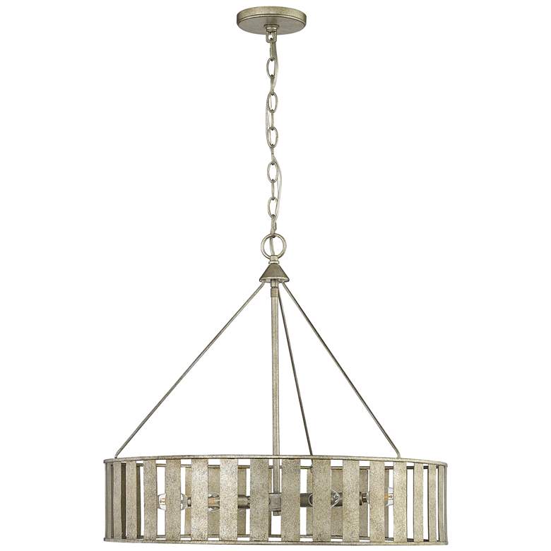 Image 1 Millennium Stella Chandelier Ceiling Light Antique Silver