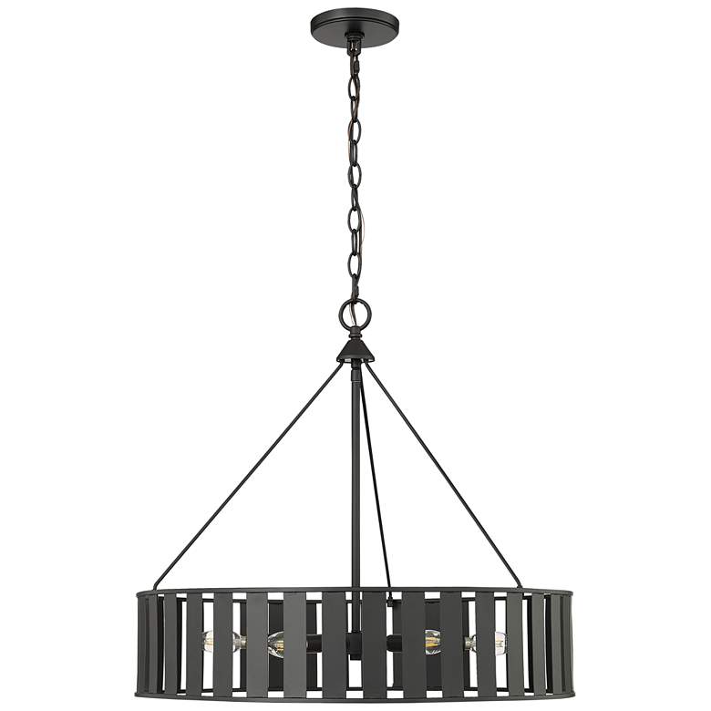 Image 1 Millennium Stella Chandelier Ceiling Light Matte Black