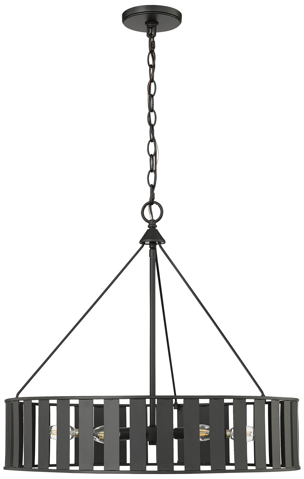 Thumbnail2 of Millennium Stella Chandelier Ceiling Light Matte Black more views