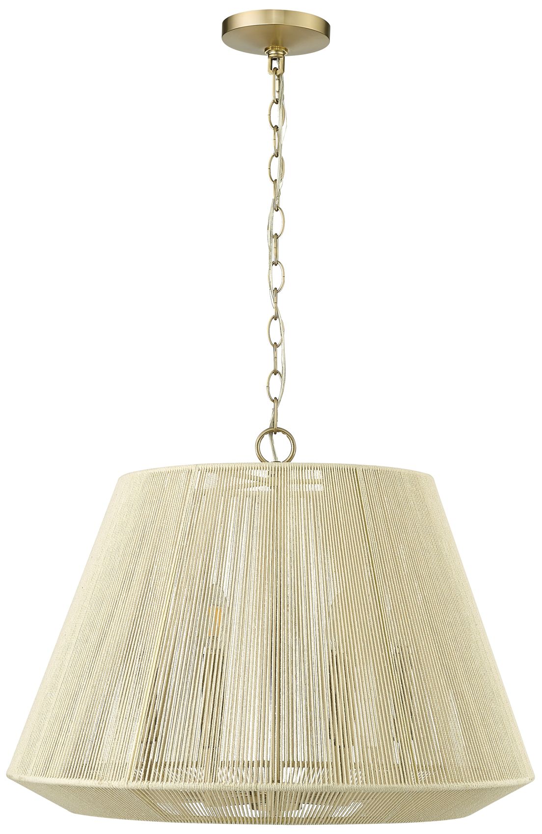 Image 2 Millennium Sterling 6-Light 24.3" Modern Gold Pendant