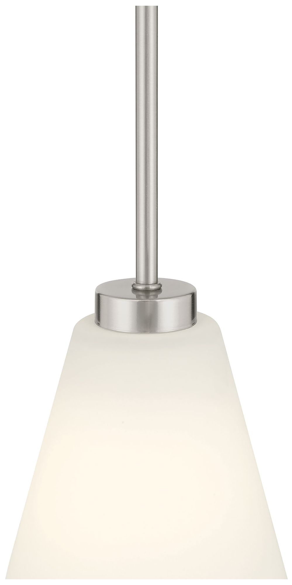 Image 4 Millennium Strayhan 1-Light 5.75" Brushed Nickel Mini Pendant with Shade more views