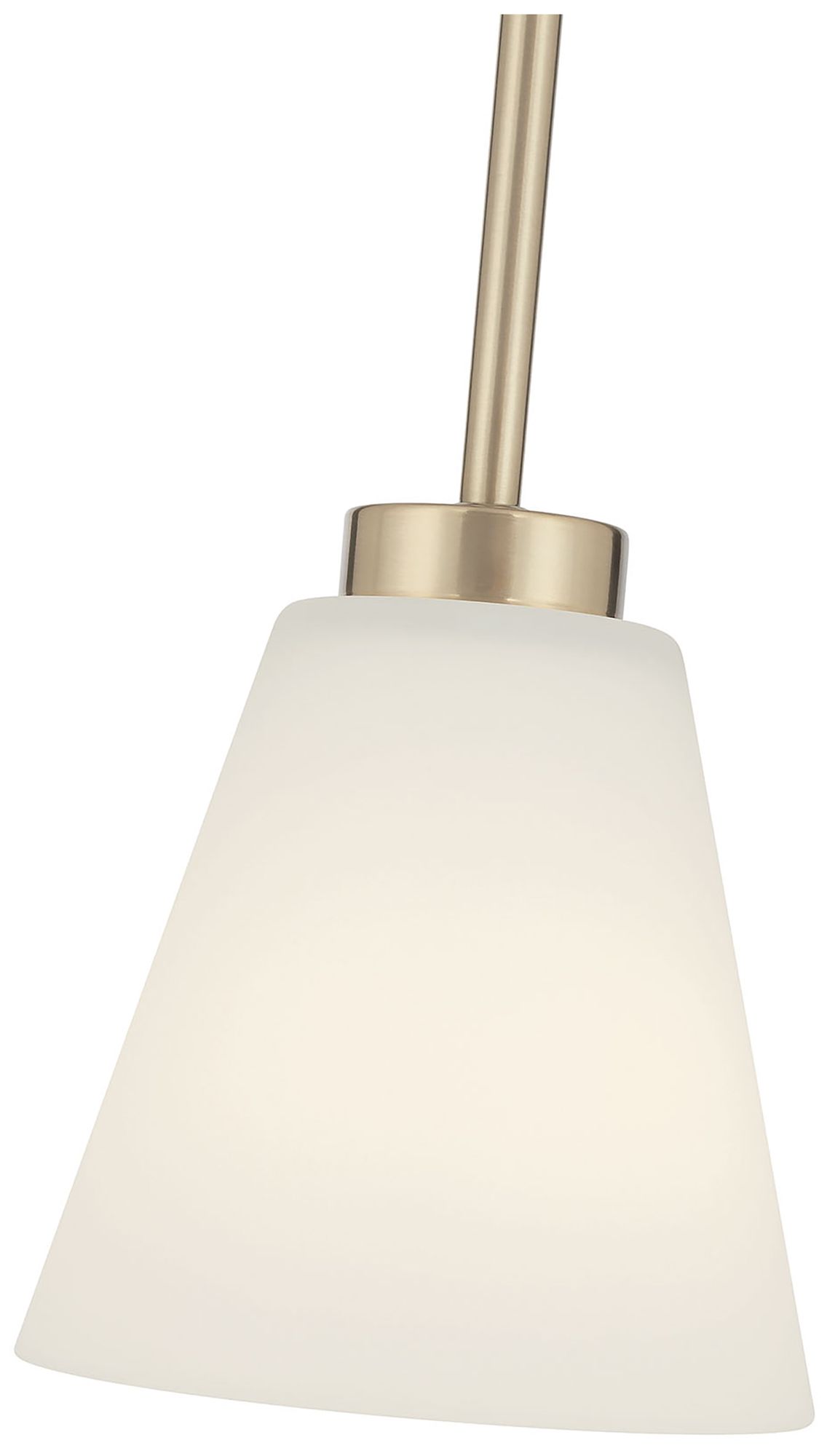 Image 5 Millennium Strayhan 1-Light 5.75" Modern Gold Mini Pendant with Glass Shade more views