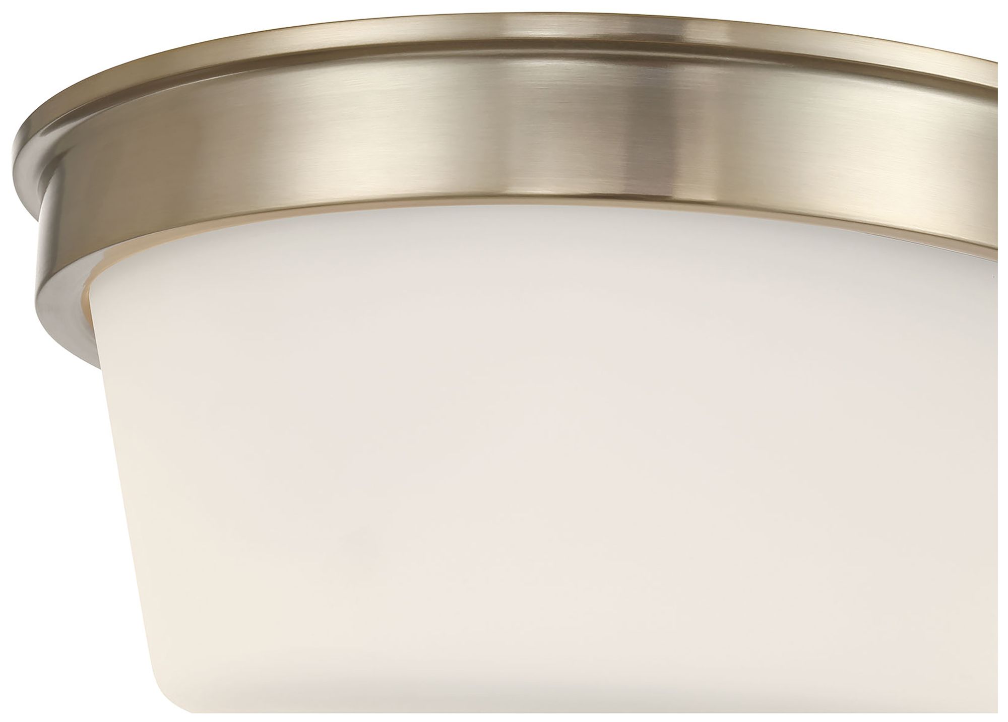 Image 6 Millennium Strayhan 2-Light 13" Modern Gold Flush Mount with Glass Shade more views