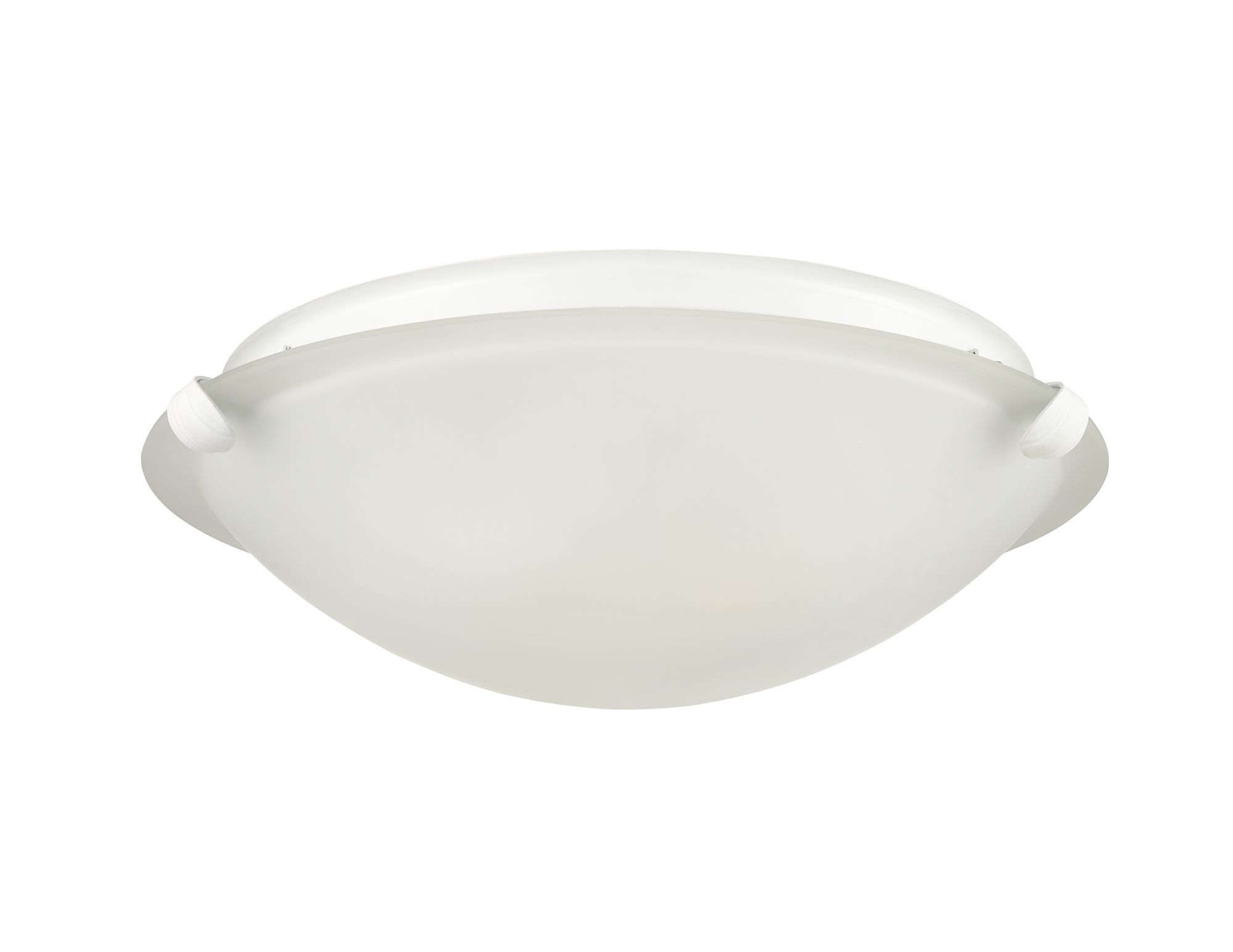 Image 2 Millennium Sulona 2-Light 12" Matte White Flush Mount with Glass Shade more views