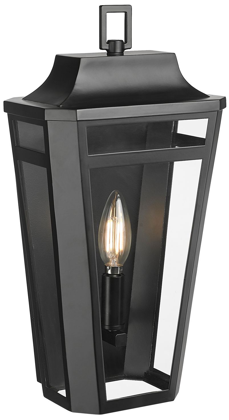 Millennium Sumerlin 1-Light 14.5" Powder Coated Black Outdoor Wall Sconce