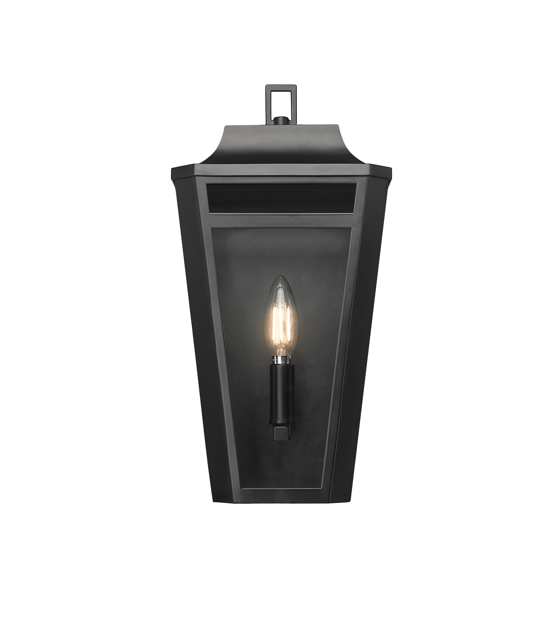 Image 2 Millennium Sumerlin 1-Light 14.5" Powder Coated Black Outdoor Wall Sconce more views