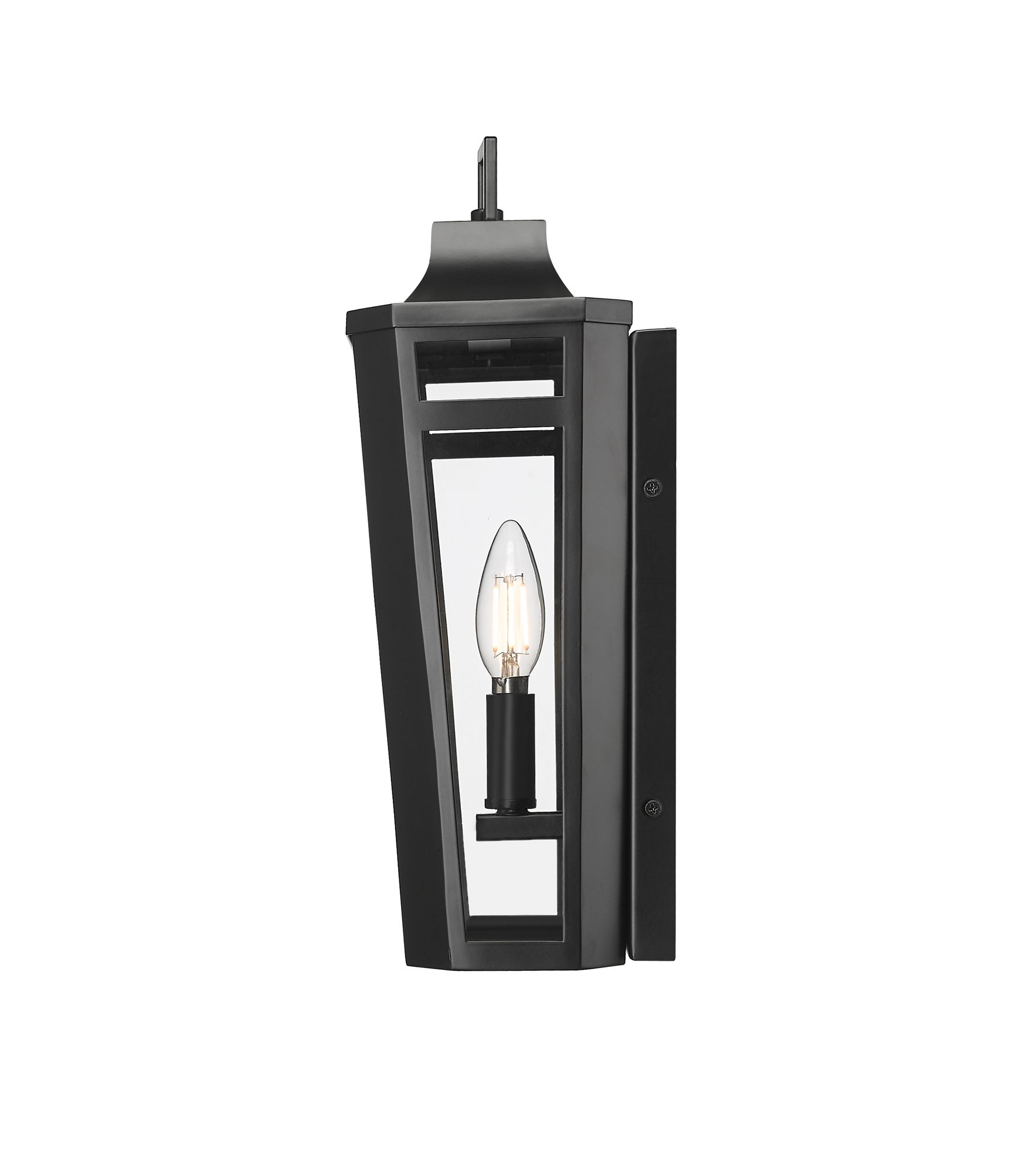 Image 3 Millennium Sumerlin 1-Light 14.5" Powder Coated Black Outdoor Wall Sconce more views