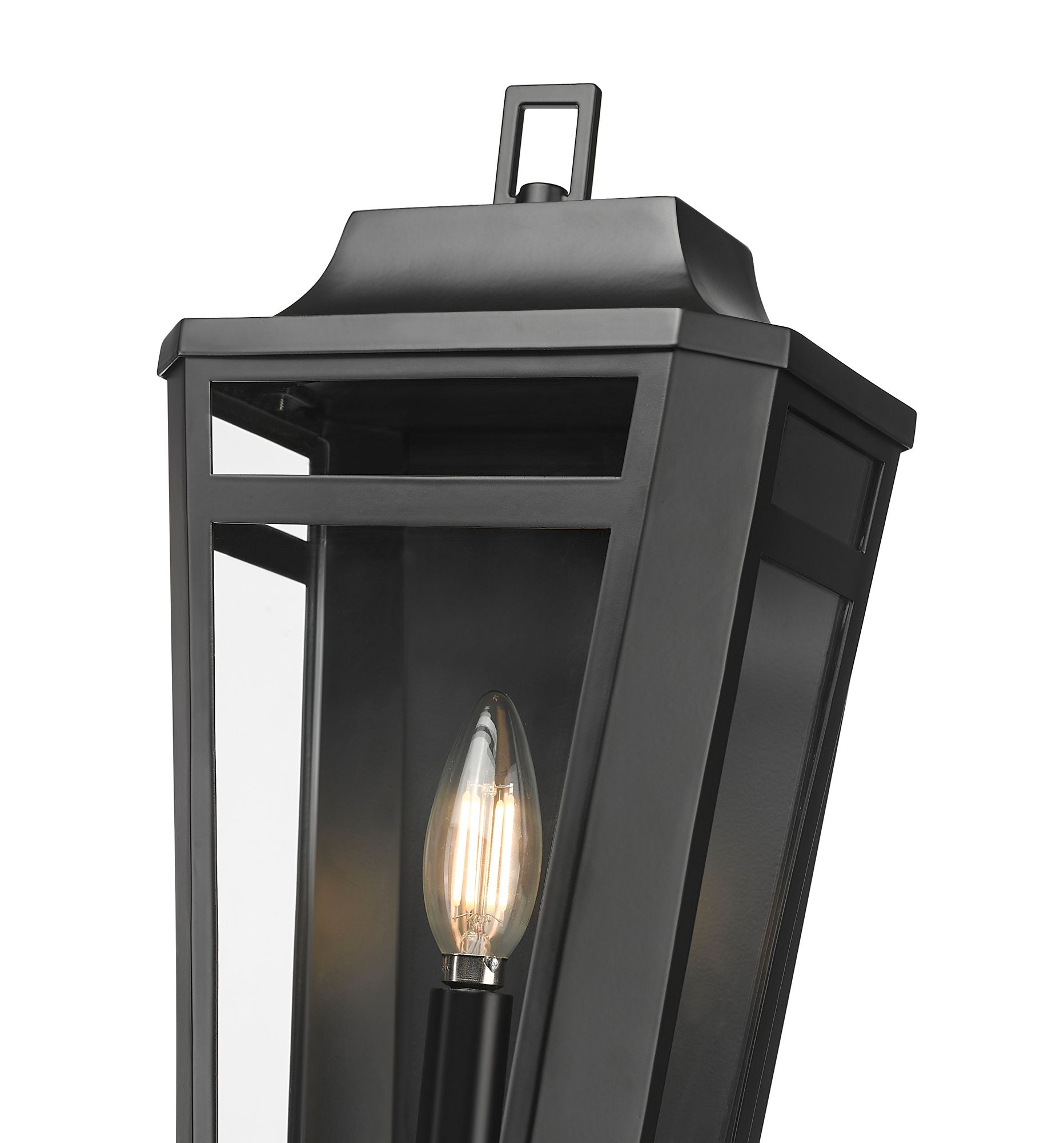 Image 4 Millennium Sumerlin 1-Light 14.5" Powder Coated Black Outdoor Wall Sconce more views