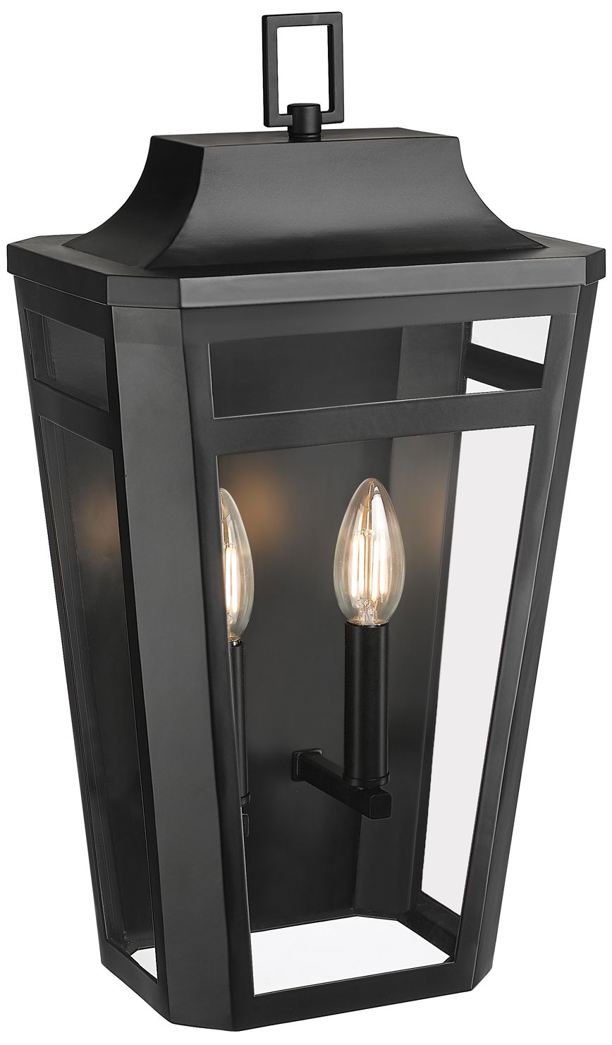 Thumbnail1 of Millennium Sumerlin 2-Light 19" Powder Coated Black Outdoor Wall Sconce