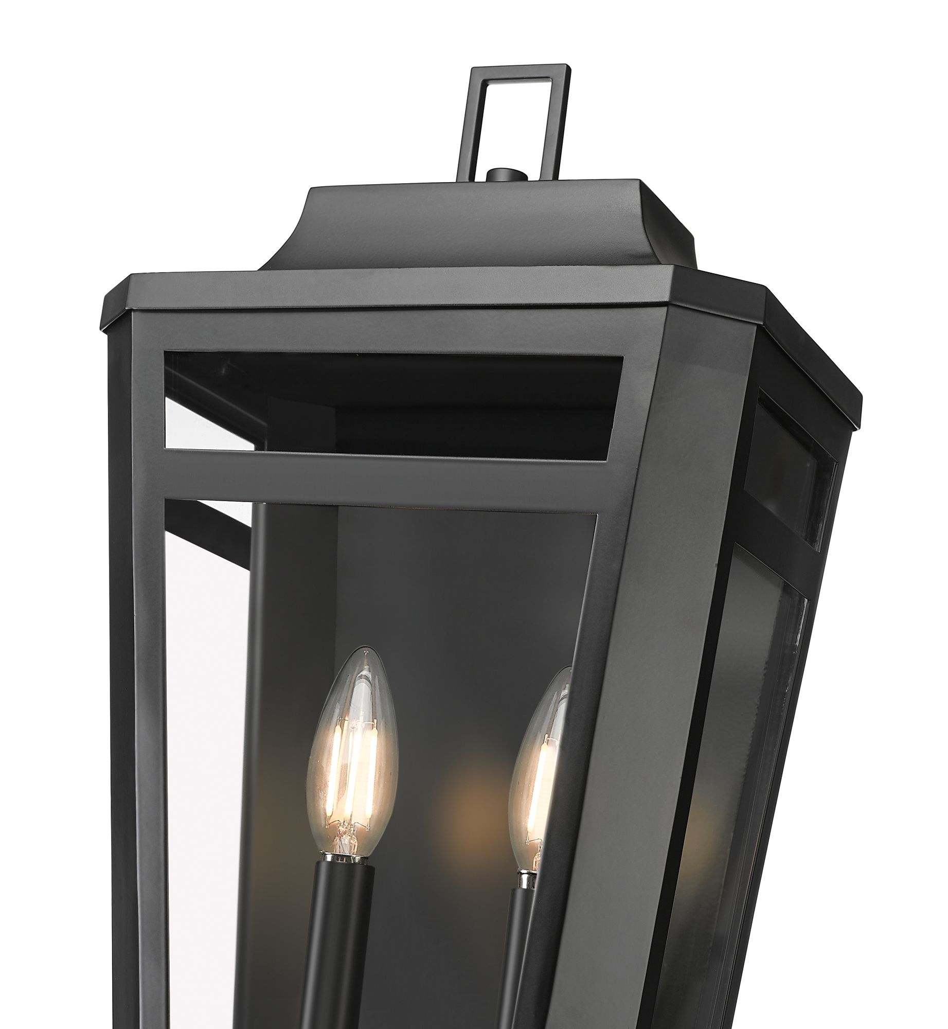 Millennium Sumerlin 2-Light 19" Powder Coated Black Outdoor Wall Sconce