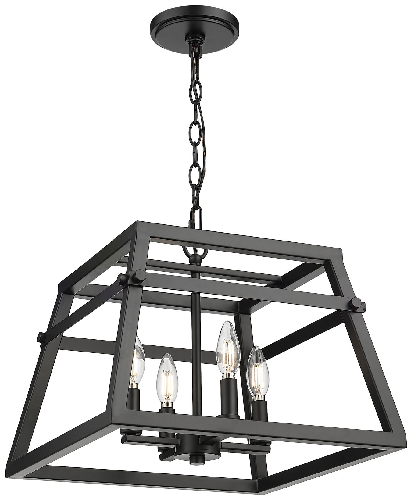 Thumbnail1 of Millennium Tellsa 4-Light 16" Matte Black Pendant