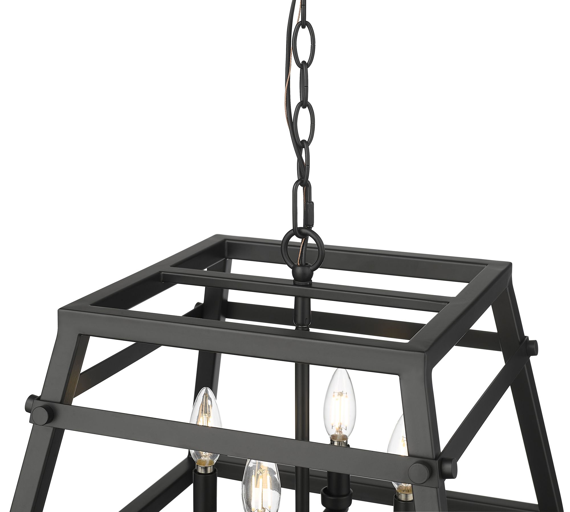 Thumbnail4 of Millennium Tellsa 4-Light 16" Matte Black Pendant more views