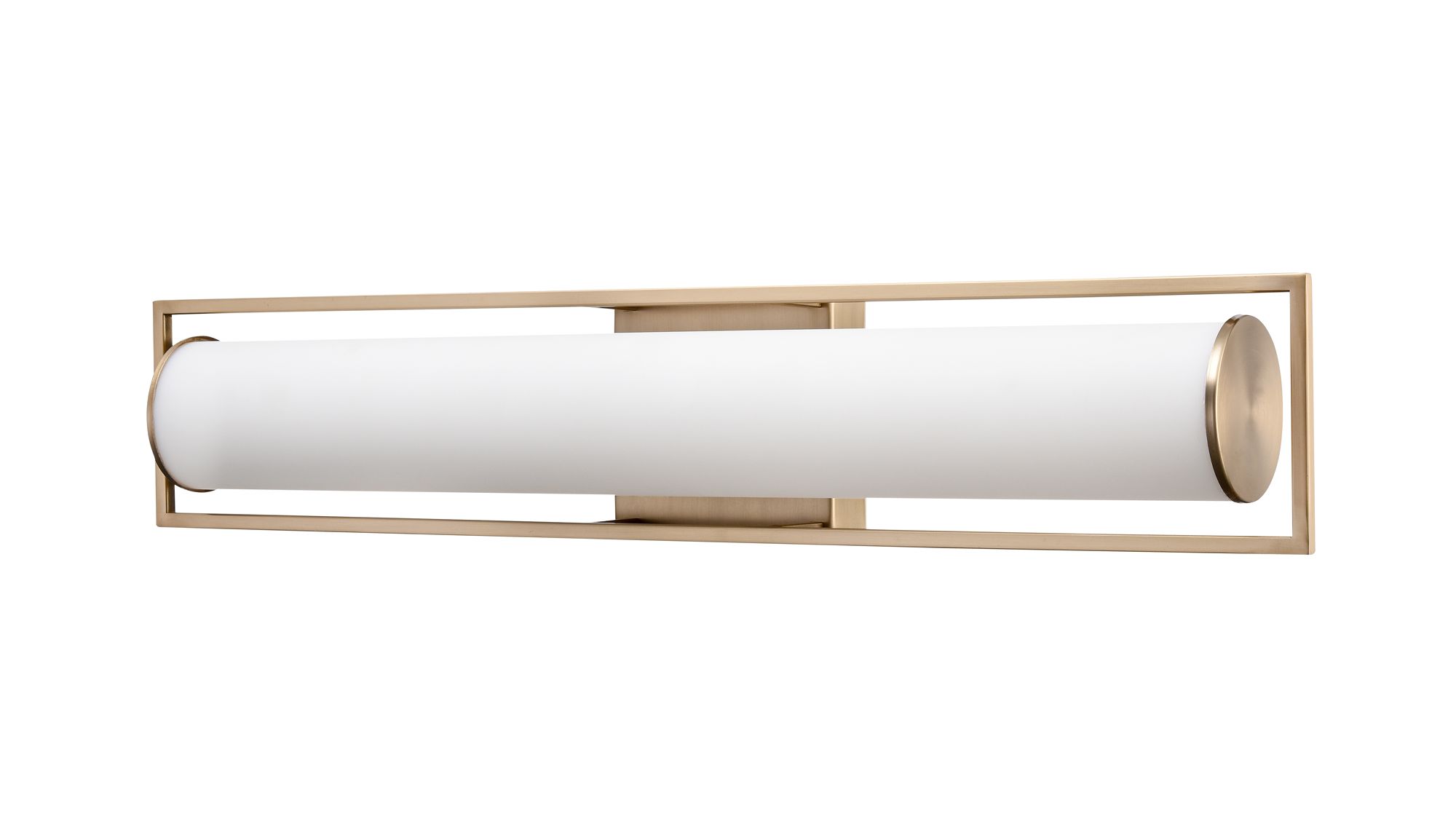 Image 2 Millennium Teylor 3CCT LED 24" Modern Gold Vanity Light with Glass Shade more views