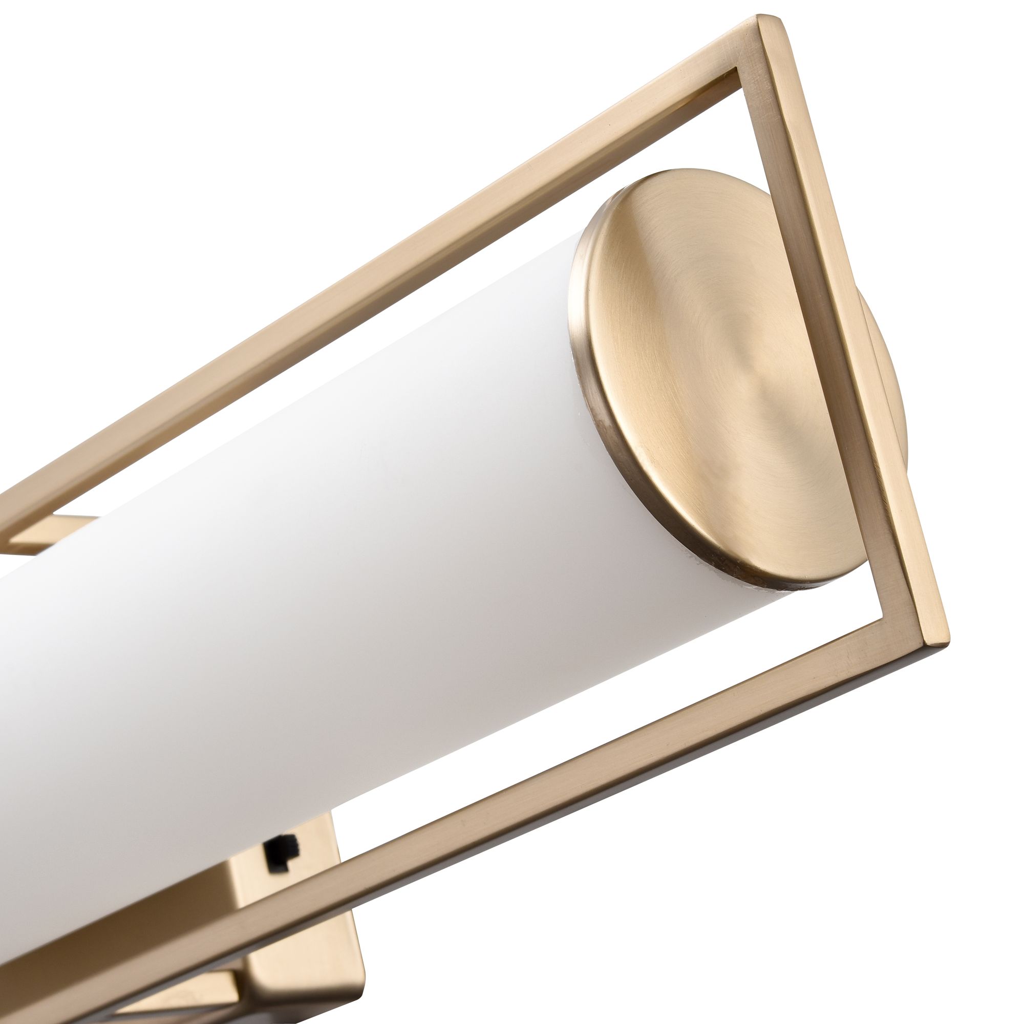 Image 3 Millennium Teylor 3CCT LED 24" Modern Gold Vanity Light with Glass Shade more views