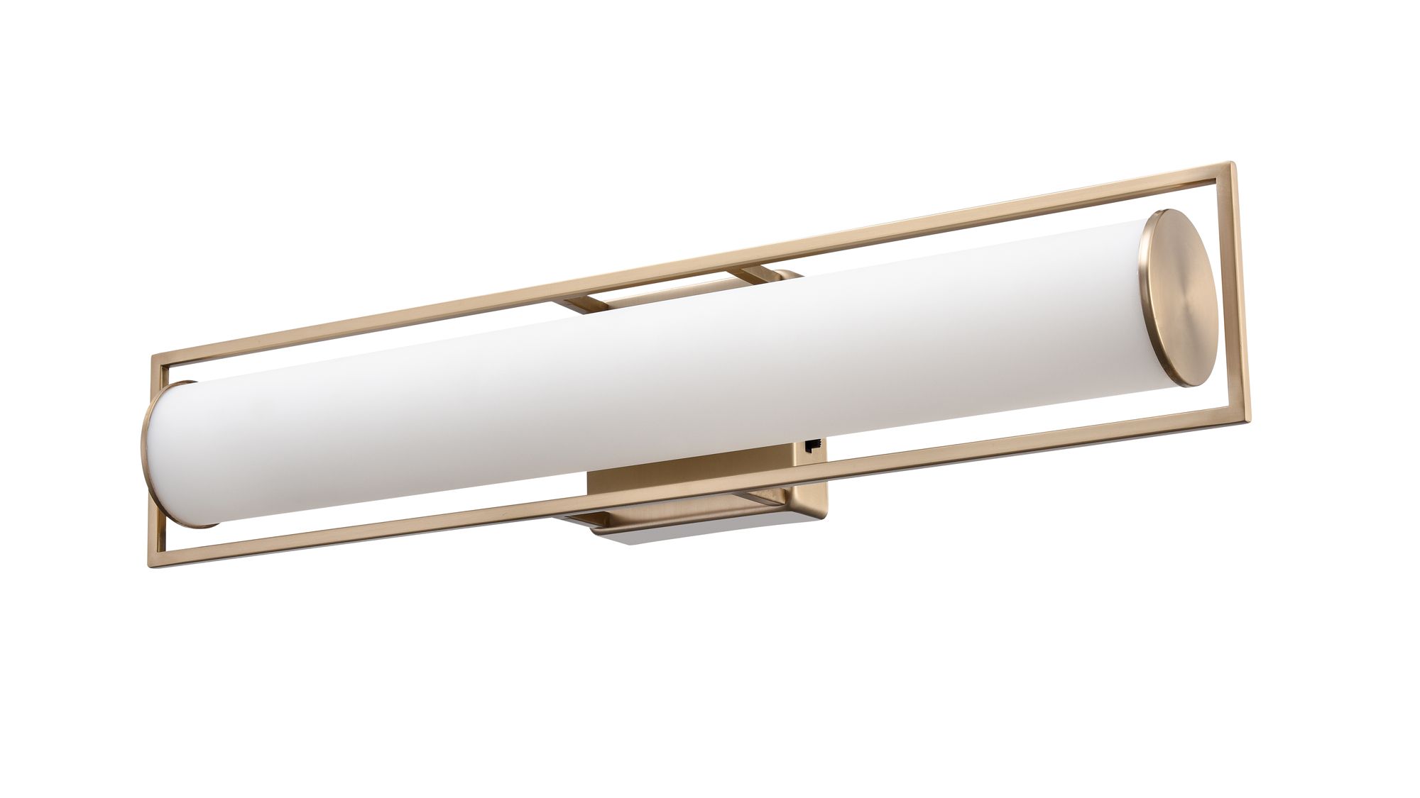 Image 4 Millennium Teylor 3CCT LED 24" Modern Gold Vanity Light with Glass Shade more views