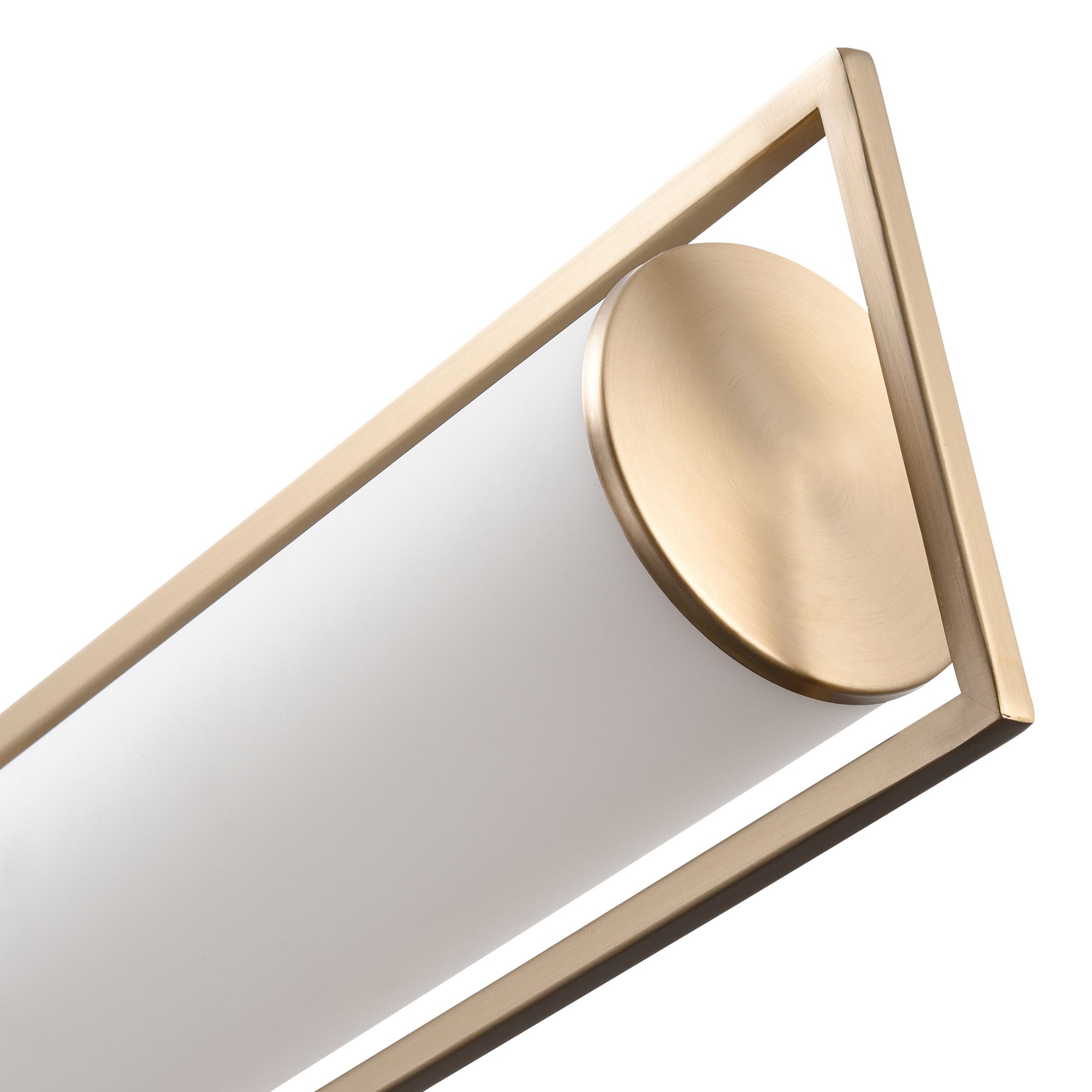 Image 5 Millennium Teylor 3CCT LED 32" Modern Gold Vanity Light with Glass Shade more views