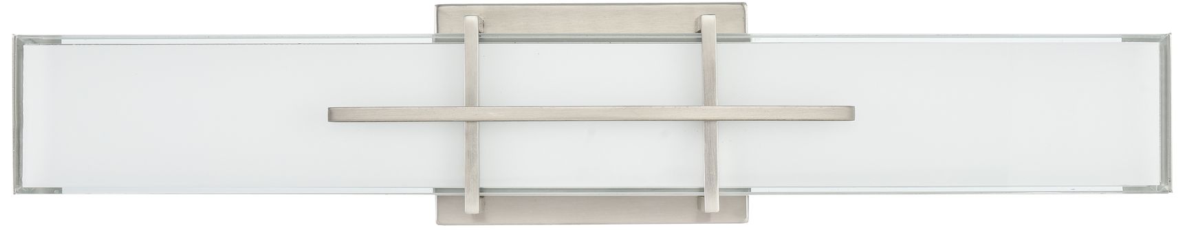 Millennium Tocco 3CCT LED 24" Brushed Nickel Vanity Light with Glass Shade