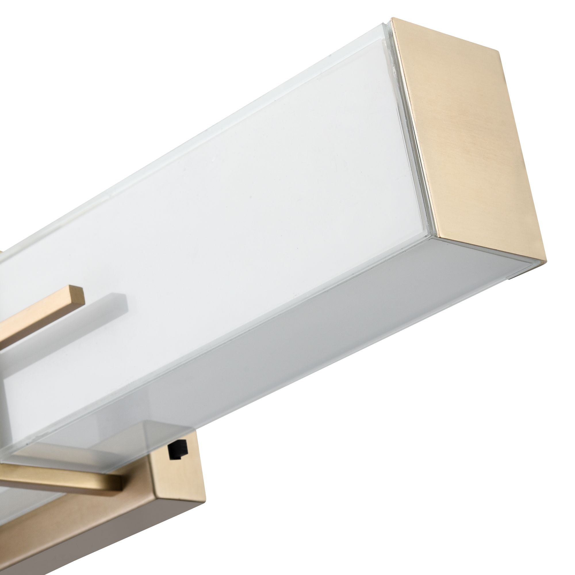 Image 3 Millennium Tocco 3CCT LED 24" Modern Gold Vanity Light with Glass Shade more views