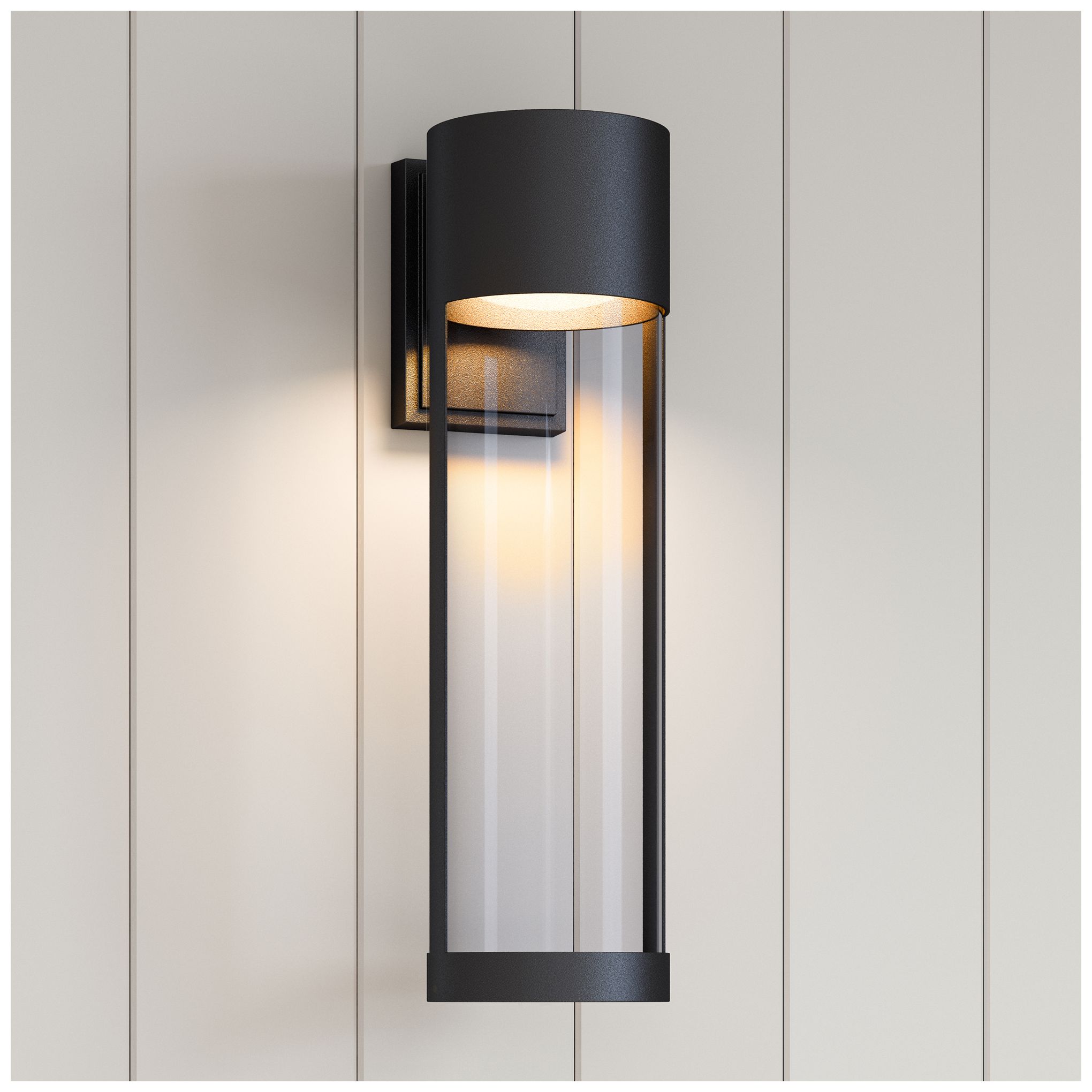 Millennium Trefor LED 21" Powder Coated Black Outdoor Wall Sconce