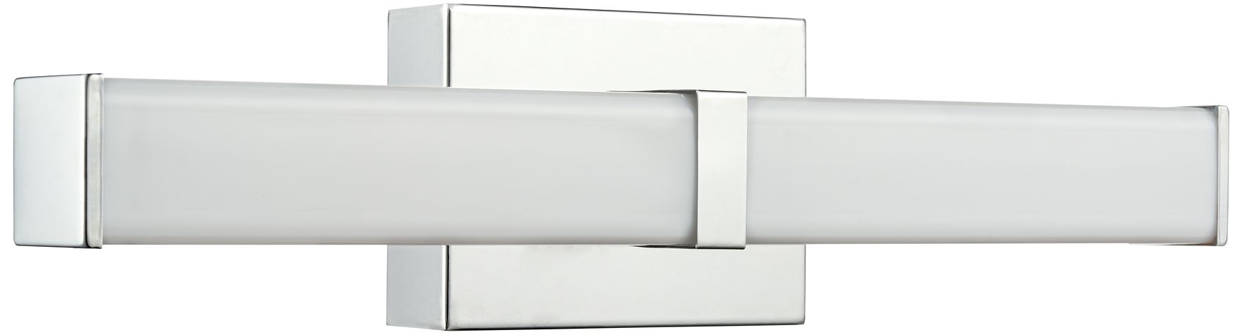 Millennium Tron LED 18" Chrome Vanity Light with Acrylic Shade