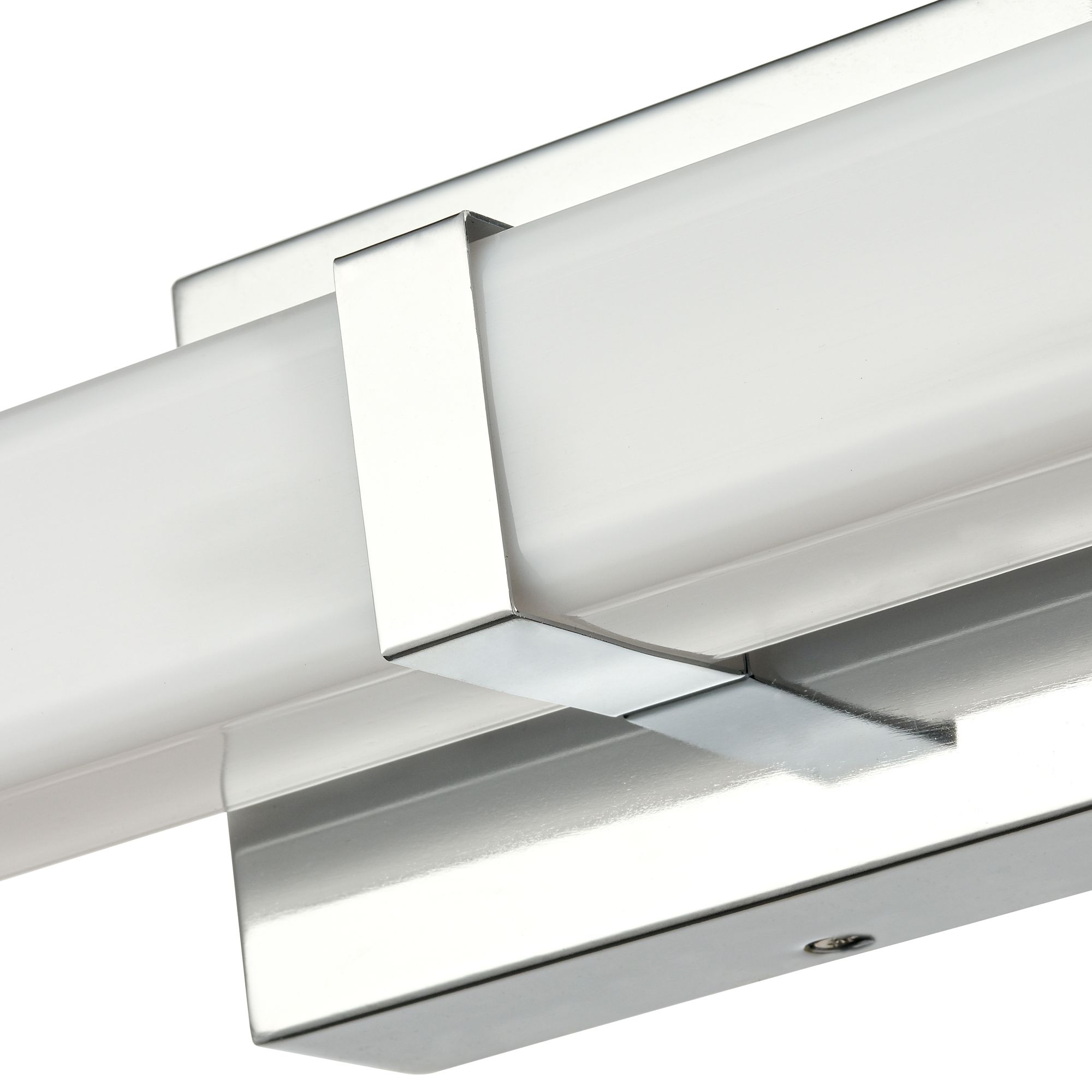 Image 5 Millennium Tron LED 18" Chrome Vanity Light with Acrylic Shade more views