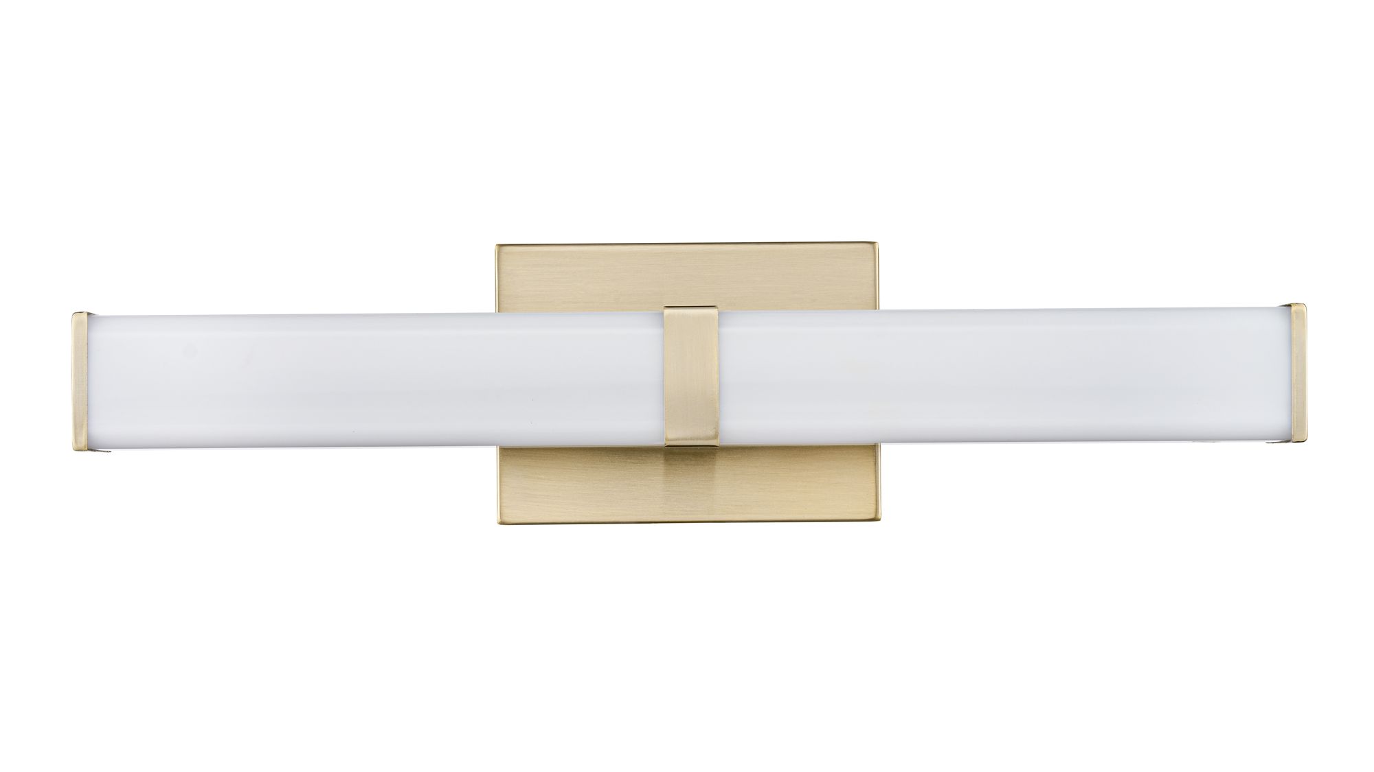 Image 3 Millennium Tron LED 18" Modern Gold Vanity Light with Acrylic Shade more views